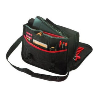 Sac à outils largeur 320x400x130mm, 10 poches intérieures/extérieures + bandoulière réglable