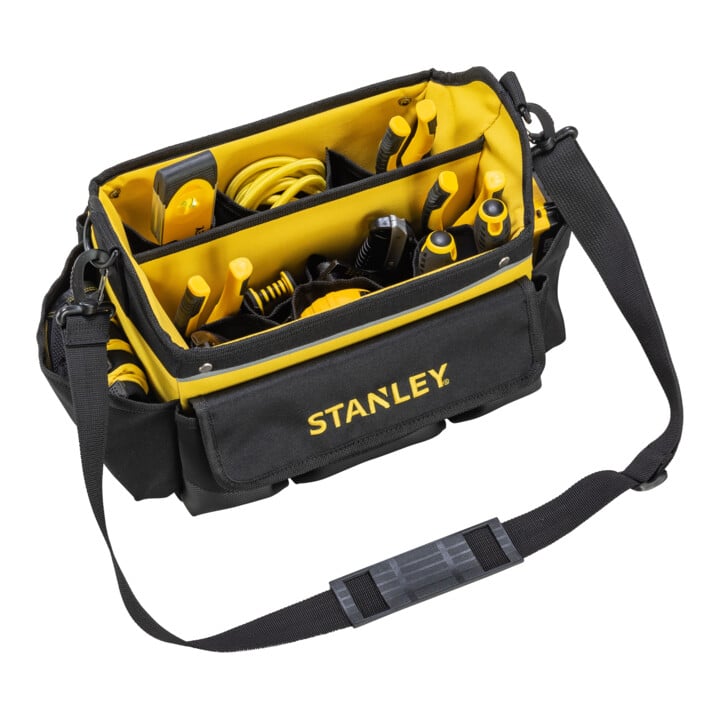 Sac à outils Stanley, design ouvert