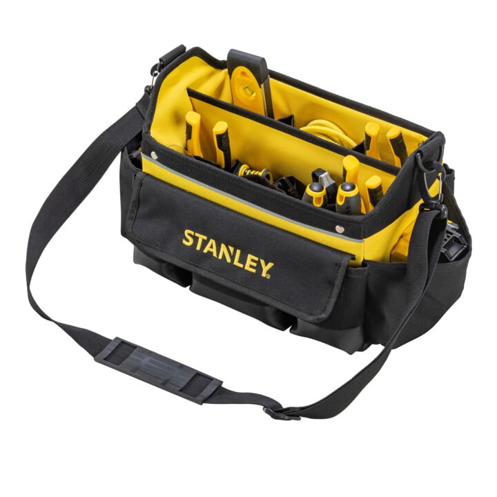 Sac à outils Stanley, design ouvert