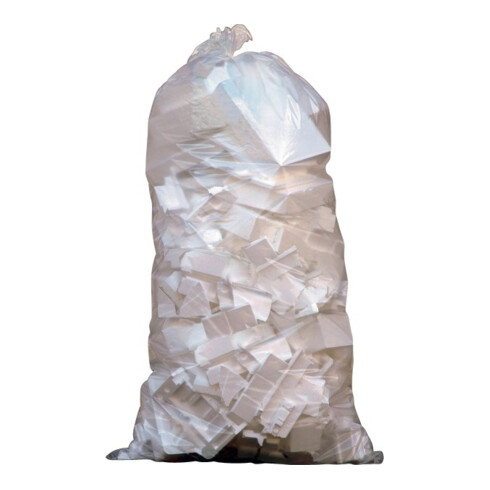 Sac à plis latéraux LDPE 2500 l transparent VE10