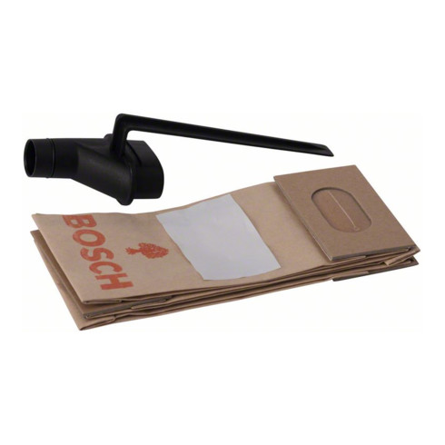 Sac à poussière Bosch avec adaptateur pour fraiseuse universelle papier abrasif orbital