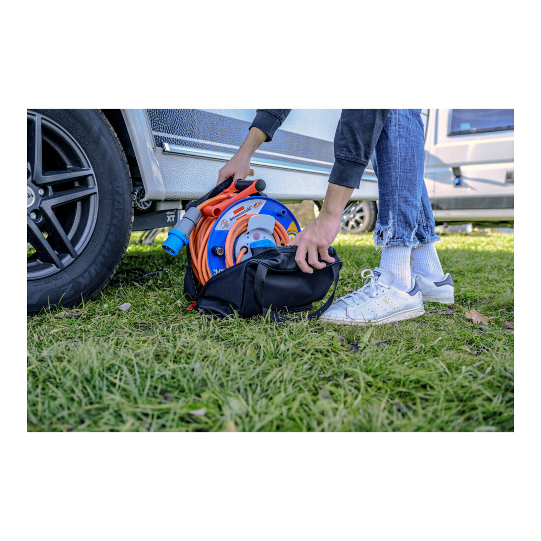 Sac de transport et de rangement Brennenstuhl pour enrouleurs électriques
