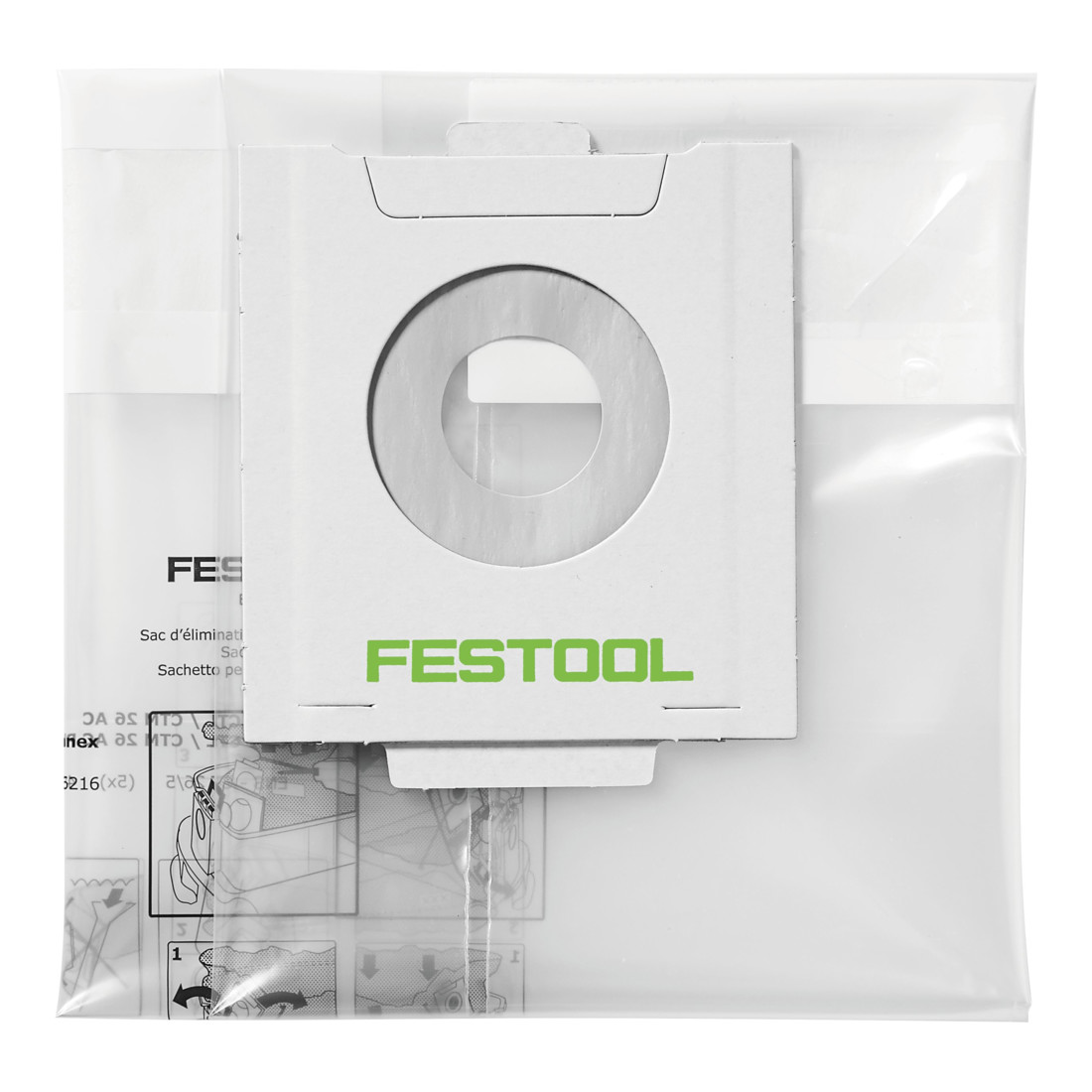 Sac d'élimination des déchets Festool ENS-CT 26 AC/5