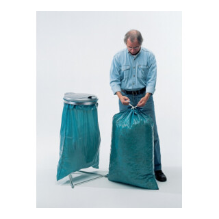 Sac en plastique 120 l bleu 45 µm l.700xL1050mm 250pièces/carton