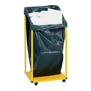 Sac en plastique 400 l gris 100 µm l.650/550xL1600mm 50pièces/carton