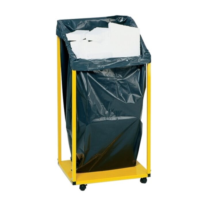 Sac en plastique 400 l gris 100 µm l.650/550xL1600mm 50pièces/carton