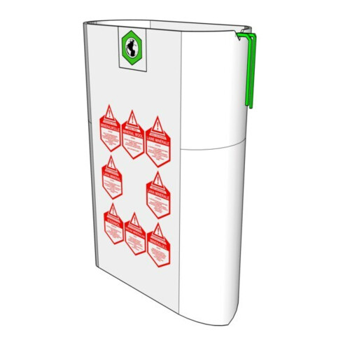 Sac en toile de lin 140x220 cm, laine minérale