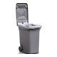 Sac plastique 120l 100µm gris 500/450x1250mm-1