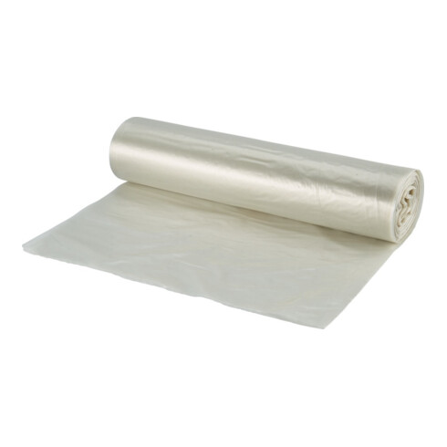 Sac poubelle 120 l transparent env. 68 my rouleau de 15 pcs