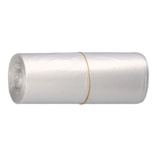 Sac poubelle l.620xL750mm 60 l 7 µm transparent 50 pcs/rouleau