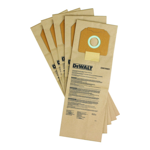 DEWALT Sacchetto in carta per polvere DWV902M/L