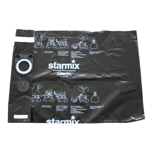 Starmix Sacco di svuotamento e smaltimento PE FBPE per amianto ISP H