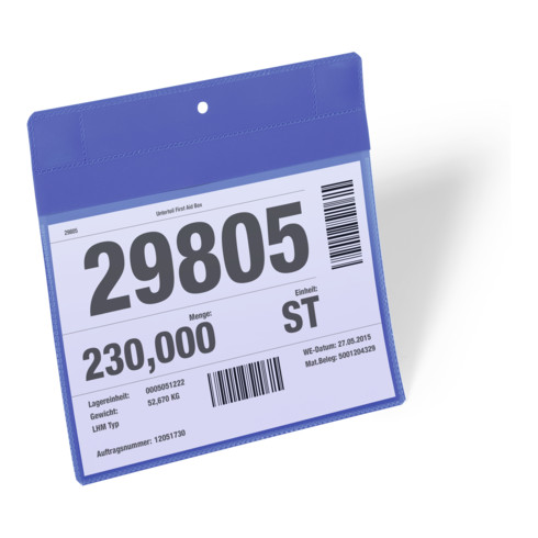 Sachet d'identification durable plus A5 transversal