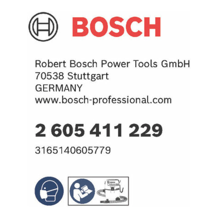 Sachet en nylon Bosch pour GAS 20 L Professional