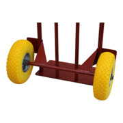Sackkarre Typ 250 pneus PU JAUNE (châssis acier)-3