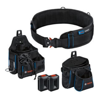 Sacoche à outils Bosch Jeu d'outils : 1 ceinture 93, GWT 2, GWT 4, 2 supports ProClick.