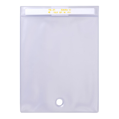 Sacoche en polyvinyle Facom, transparente, avec fermeture velcro BC.SACVE