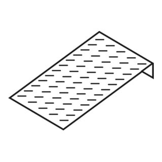 Säbu Auffahrrampe B 470 x T 850 mm verzinkt für SAFE Flachwannen mit 500 mm Breite