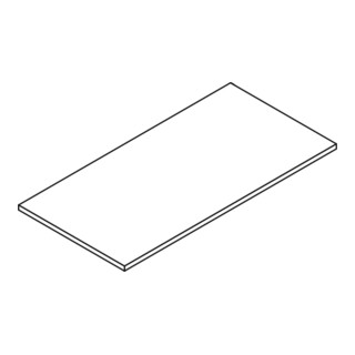 Säbu Fachebene B 1290 x T 830 mm für MB 2, MB 4 und MB 8 22 mm Holzwerkstoffplatte
