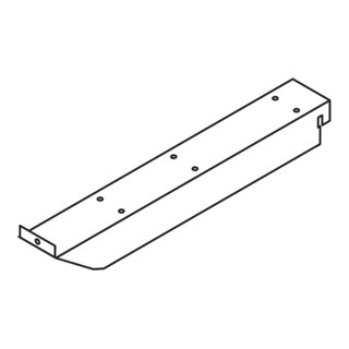 Säbu Regalkragarm aus verzinktem Stahlblech Belastbar bis 60 kg/Konsole