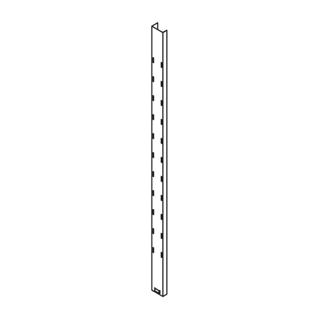 Säbu Regalsäule aus verzinktem Stahlblech für nicht isolierte Container