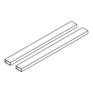 Säbu Staplertaschen B200 x H100 mm für Materialcontainer isoliert und Raumcontainer