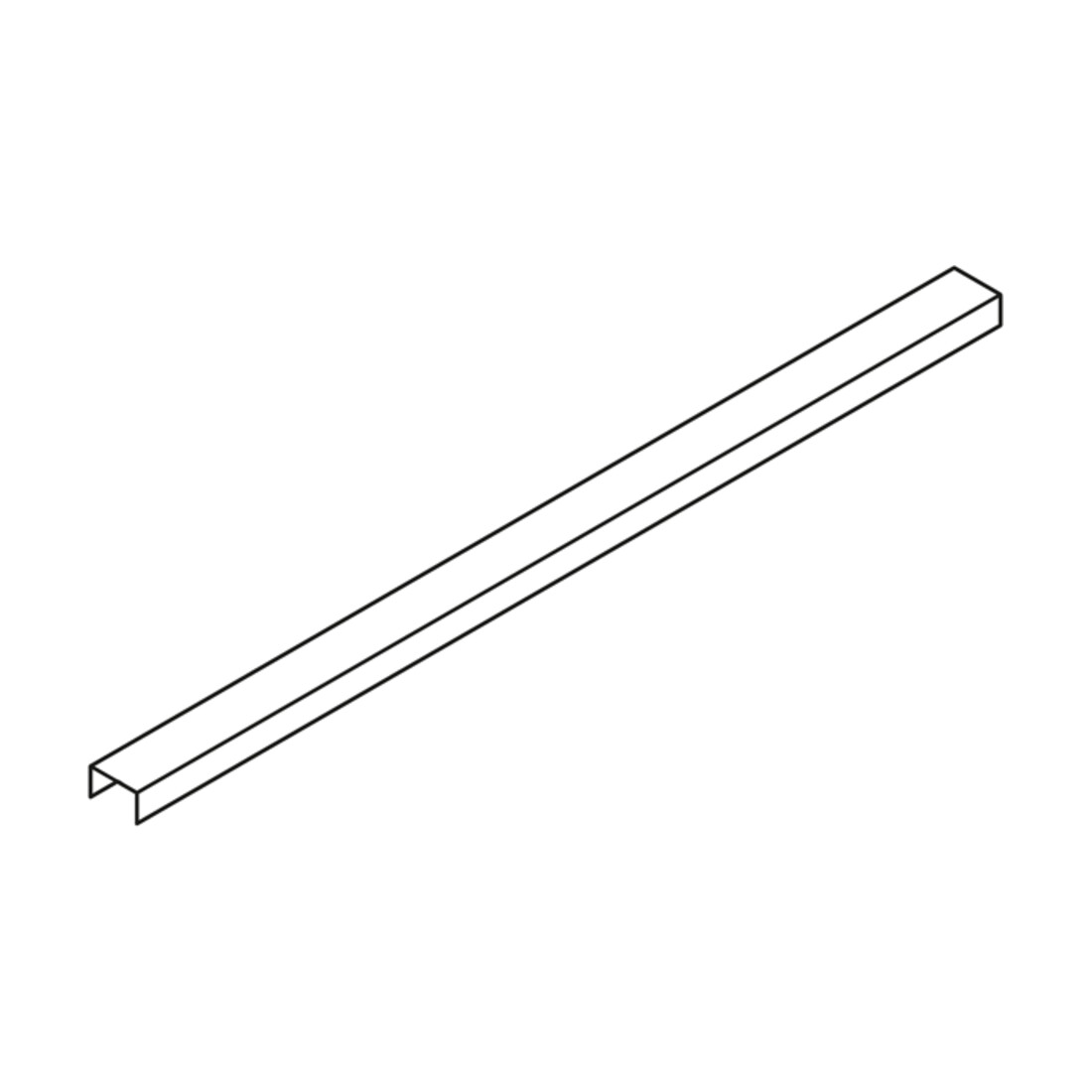 Säbu Verbindungsprofil 1970 mm 3 mm Stahl, verzinkt