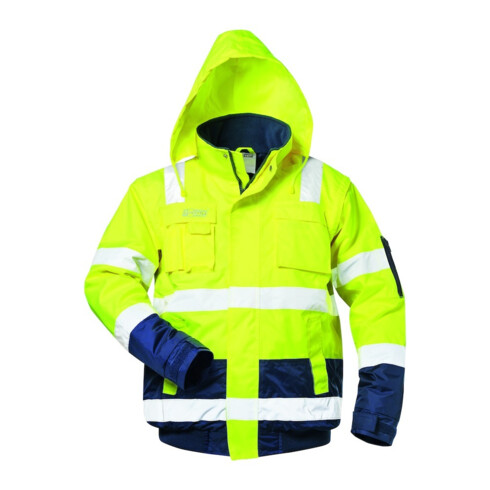 SAFESTYLE Veste de pilote de signalisation Axel, T.3XL, jaune/bleu