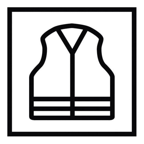 SAFESTYLE Veste de pilote de signalisation Tom, T. S, orange