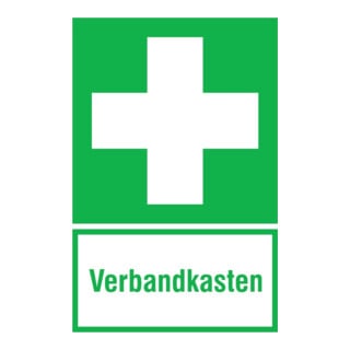 SafetyMarking Hinweißchild Folie B200xH300 mm Verbandkasten langnachleuchtend