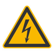 SafetyMarking Panneau d'avertissement film SL 200 mm Danger de tension électrique