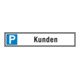 SafetyMarking Panneau de parking alu L520xH110 mm clients-1