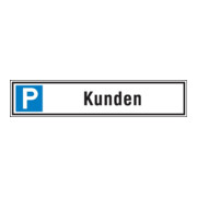 SafetyMarking Panneau de parking alu L520xH110 mm clients