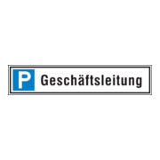 SafetyMarking Panneau de parking alu L520xH110 mm Direction