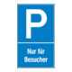 SafetyMarking Panneau de parking plastique L250xH400 mm Réservé aux visiteurs-1