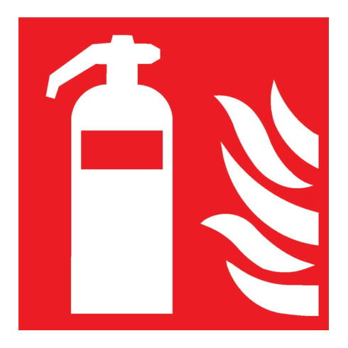 SafetyMarking Panneau de protection incendie Film B150xH150 mm Extincteur phosphorescent