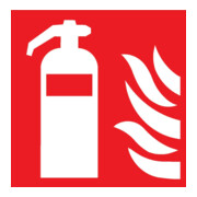 SafetyMarking Panneau de protection incendie Film B150xH150 mm Extincteur phosphorescent