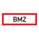SafetyMarking Panneau de protection incendie Film B297xH105 mm Centrale incendie photoluminescent long-1