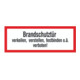 SafetyMarking Panneau de protection incendie Film B297xH105 mm Porte coupe-feu cale phosphorescente-1