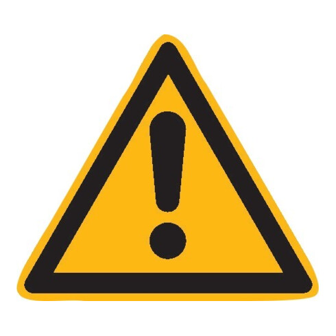 SafetyMarking Panneau de signalisation Film SL 100 mm Avertissement de danger