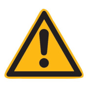 SafetyMarking Panneau de signalisation Film SL 100 mm Avertissement de danger