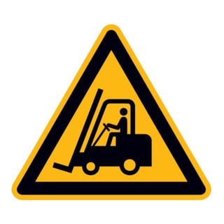 SafetyMarking Panneau de signalisation film SL 200 mm Avertissement engins de manutention