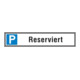 SafetyMarking Panneau de stationnement alu L520xH110 mm Réservé-1
