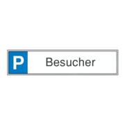 SafetyMarking Panneau de stationnement alu L520xH110 mm Visiteurs