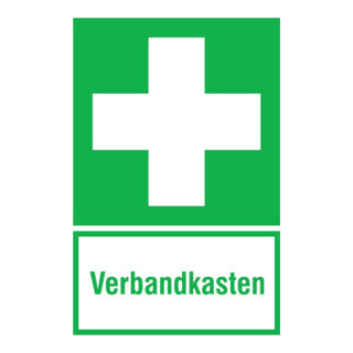 SafetyMarking Panneau d'indication Film B200xH300 mm Trousse de secours photoluminescente