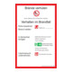 SafetyMarking Panneau d'interdiction Aluminium L200xH300 mm Règlement incendie RFA-1