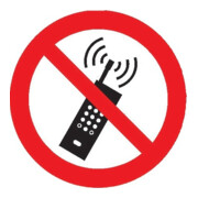 SafetyMarking Panneau d'interdiction Film Ø200 mm Téléphonie mobile interdite
