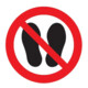 SafetyMarking Panneau d'interdiction Film D100 mm Accès interdit-1