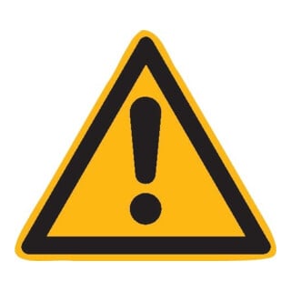 SafetyMarking Warnschild Aluminium SL 200 mm Warnung vor einer Gefahrenstelle