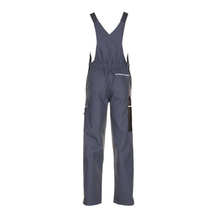 Salopette Canvas 320 taille 50 gris/noir 65 % PES / 35 % CO PLANAM